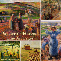 Pissarro's Harvest Fine Art Pages: Printed and Shipped