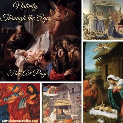 Nativity Through the Ages Fine Art Pages