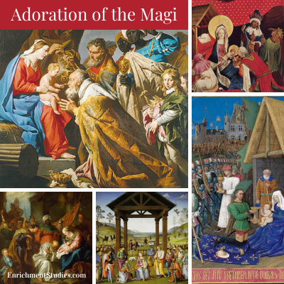 Adoration of the Magi: printed and shipped