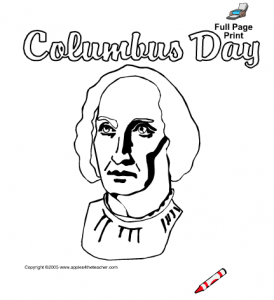 columbus coloring pages
