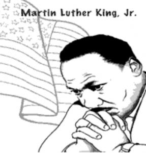 MLK Coloring Page