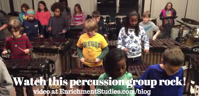 Watch this kids' percussion group rock!